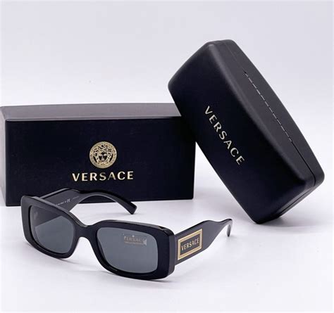 versace ve 4377 gb1/87|Versace VE4377 GB1/87 Sunglasses in Black.